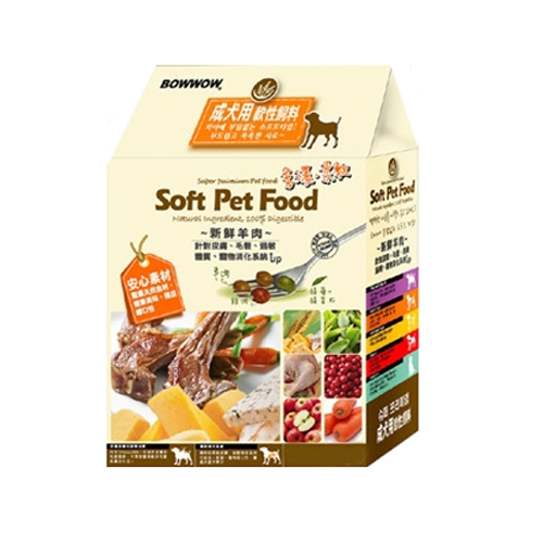 BOWWOW - 成犬用/軟性飼料/新鮮羊肉 ( 1.2kg )