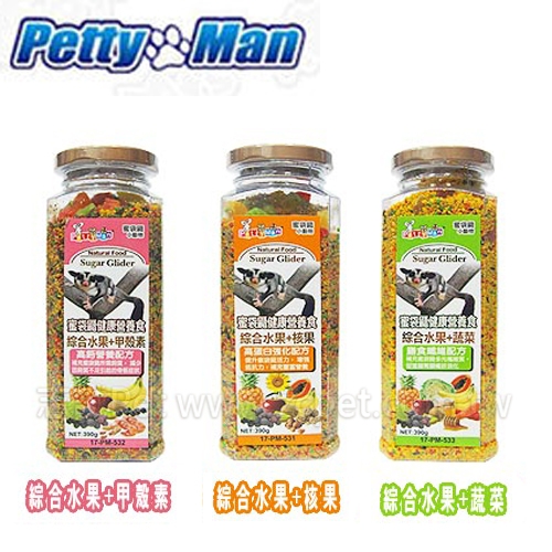 PettyMan - 蜜袋鼯健康食綜合水果 ( 390g )
