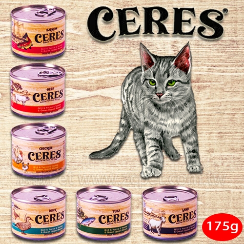 CERES 克瑞斯 - 貓用/無榖/天然主食罐 ( 175g )