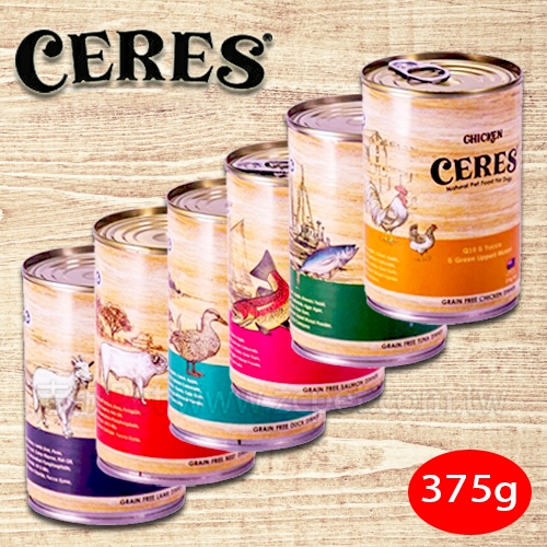 CERES 克瑞斯 - 犬用/無榖/天然主食罐 ( 375g )