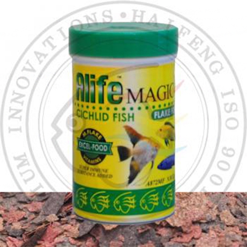 Alife-MAGIC - 慈鯛成長揚色薄片飼料 ( 52g/罐 )