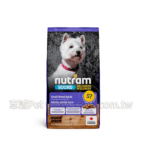 Nutram 紐頓 - S7/均衡健康系列/小型犬/雞肉+胡蘿蔔 ( 5.4kg )