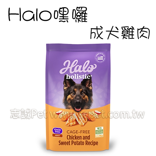HALO 嘿囉 - 成犬飼料/無穀雞肉 ( 3.5磅 )