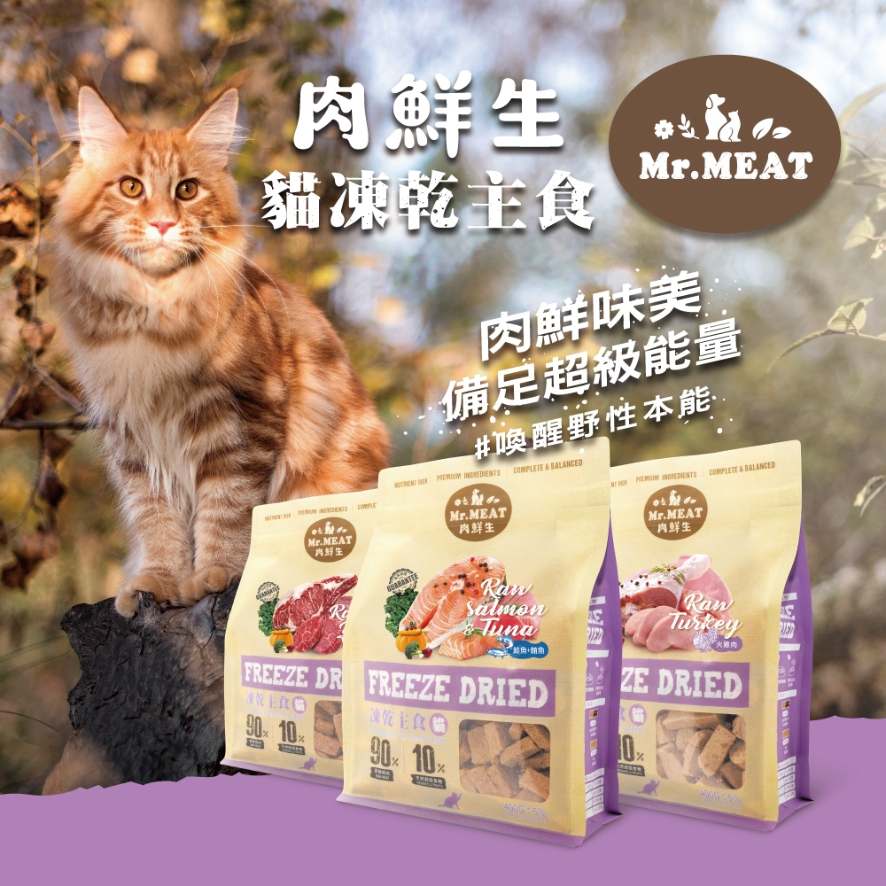 Mr.MEAT 肉鮮生 - 貓凍乾主食 ( 400g )