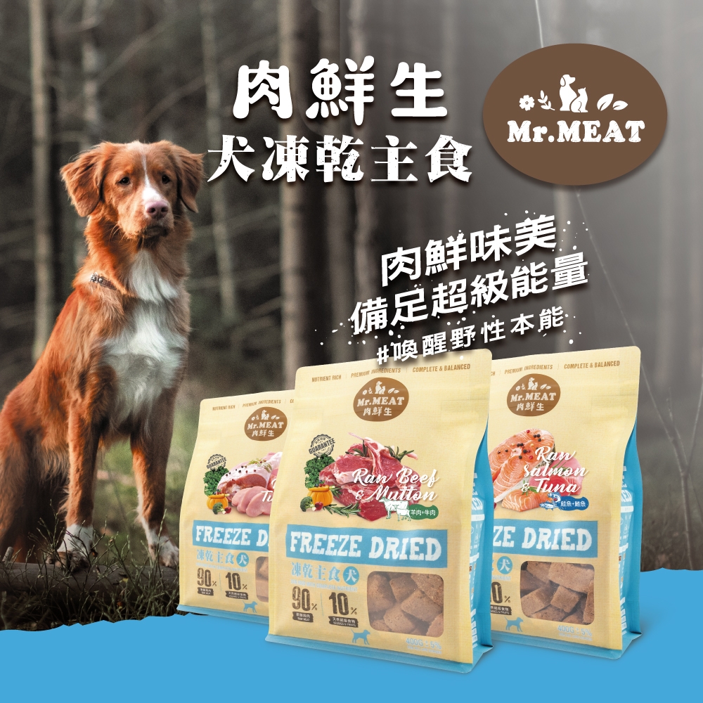 Mr.MEAT 肉鮮生 - 犬凍乾主食 ( 400g )