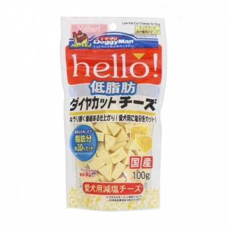 Doggy man - 犬用Hello 角切低脂起司塊 ( 100g )