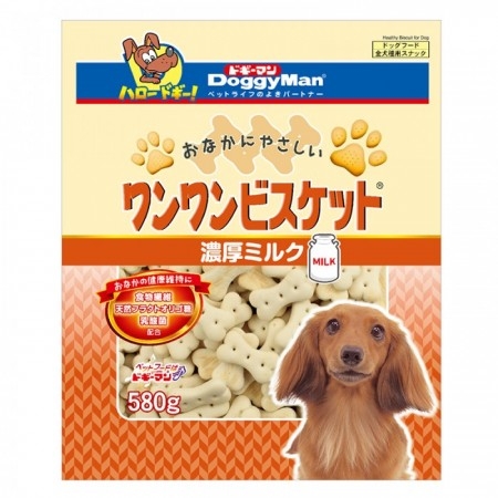 Doggy man -犬用/厚乳餅乾/經濟包 ( 580g )