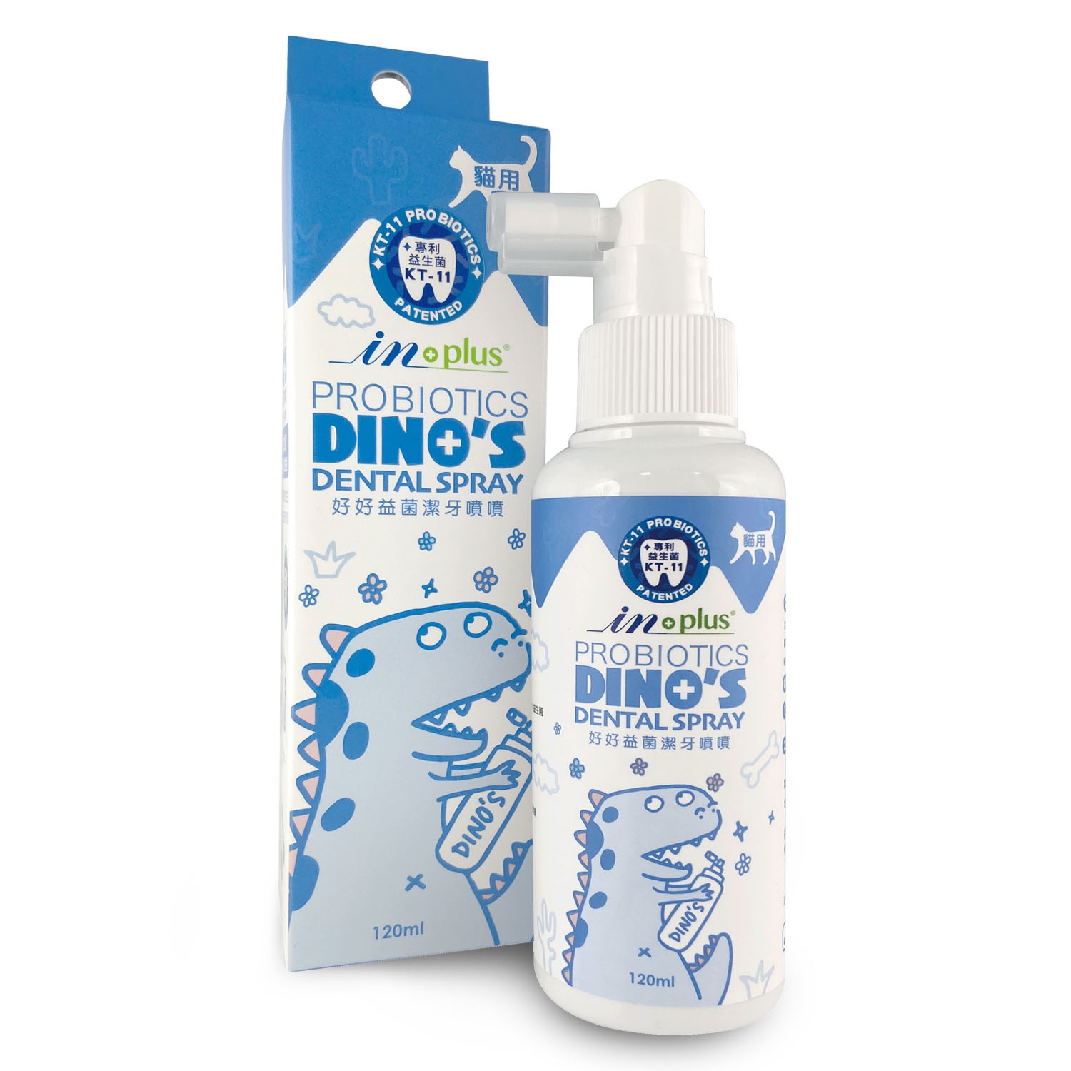 IN Plus - 貓用/好好益菌潔牙噴噴 ( 120ml )