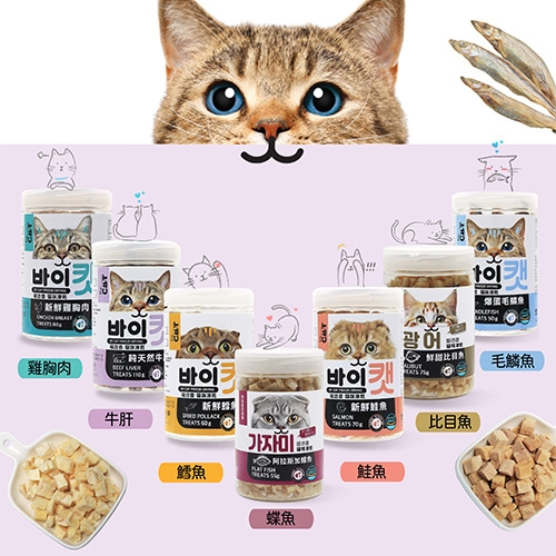 喵洽普 - 貓咪凍乾零食/鮭魚 ( 40g )