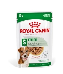 【預購12入】皇家 - MN+12W 小型老犬主食濕糧 ( 85g*12包 )