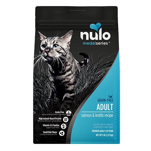 nulo 諾樂 - 無穀成貓飼料/鮭魚+扁豆 ( 12磅 )
