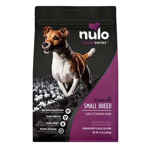 nulo 諾樂 - 無穀全齡小型犬飼料/火雞肉+鷹嘴豆 ( 4.5磅 )