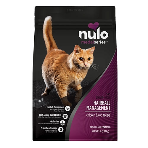 nulo 諾樂 - 無穀化毛貓飼料/雞肉+鱈魚 (300g )