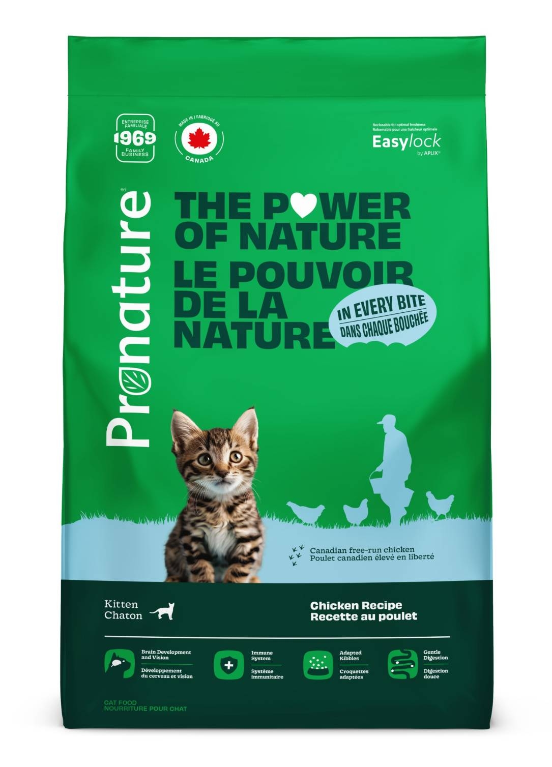 Pronature PRO 瑪丁創鮮 - 1歲以下幼貓飼料/雞肉配方 ( 400g )