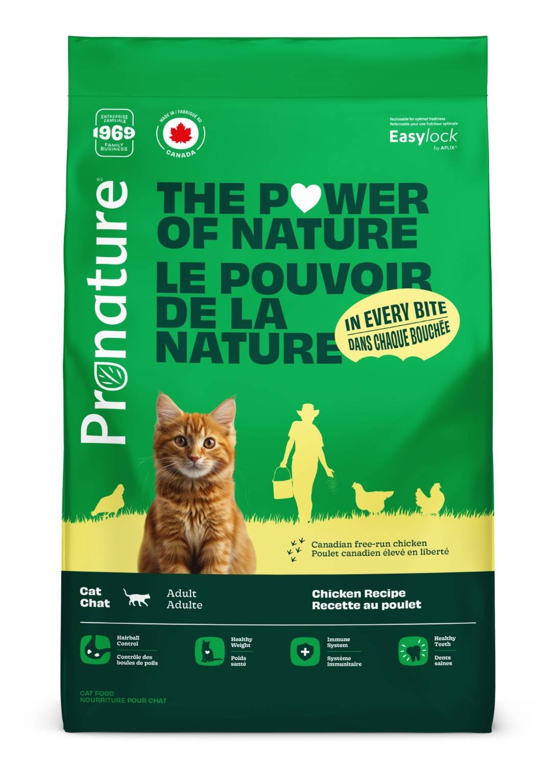 Pronature PRO 瑪丁創鮮 - 成貓飼料/雞肉配方 ( 400g )