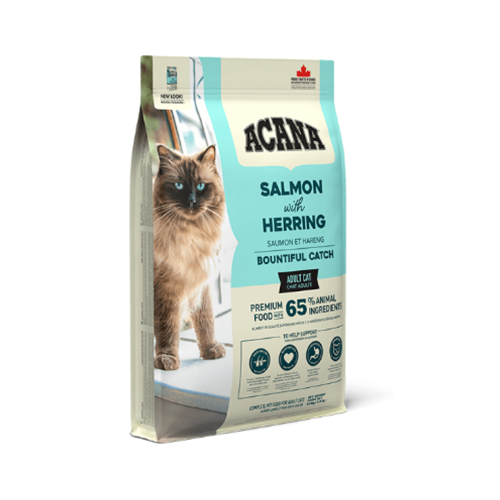 愛肯拿 - 豐盛漁獲/貓飼料/鮭魚+鱈魚+虹鱒魚 ( 1.8kg )