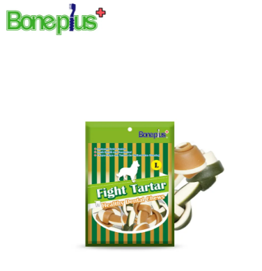 Bone Plus - 綜合雙色潔牙骨結平裝包 ( 100g )